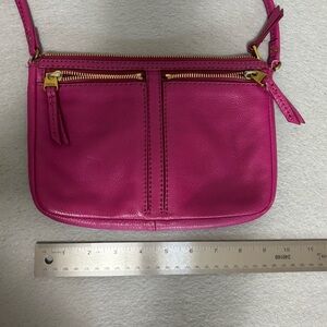 Fossil Magenta Fabric Bag